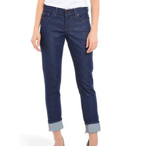 Mott and Bow Slim Boyfriend Laight, Dark Blue, W30 L30